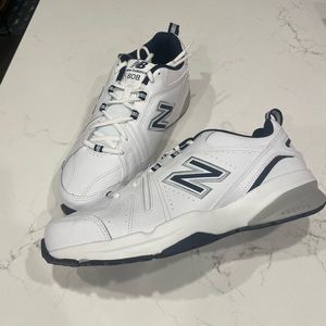 Brand New Size 11.5  Wide- New Balance 608v5 Low White Navy